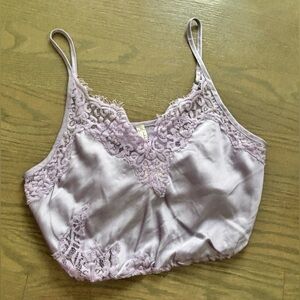 Free People Intimately Free  Slip Cami Cropped Top NWT size XS